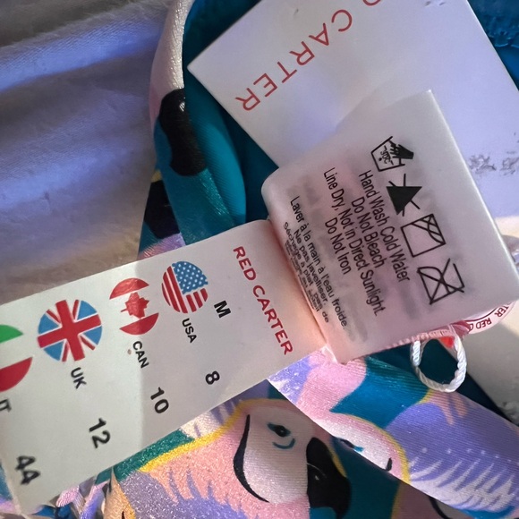 NWT Red Carter Bikini - Picture 2 of 9